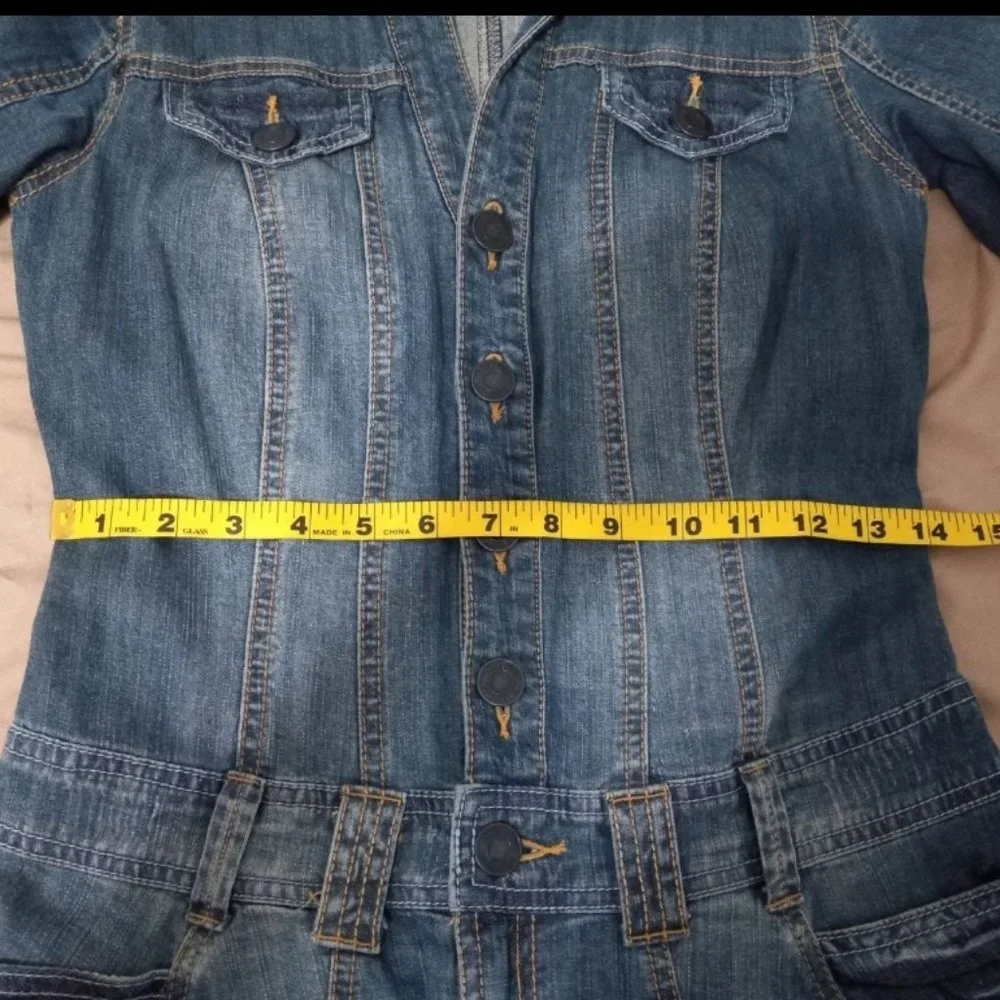 Denim Mini Dress - Picture 13 of 14